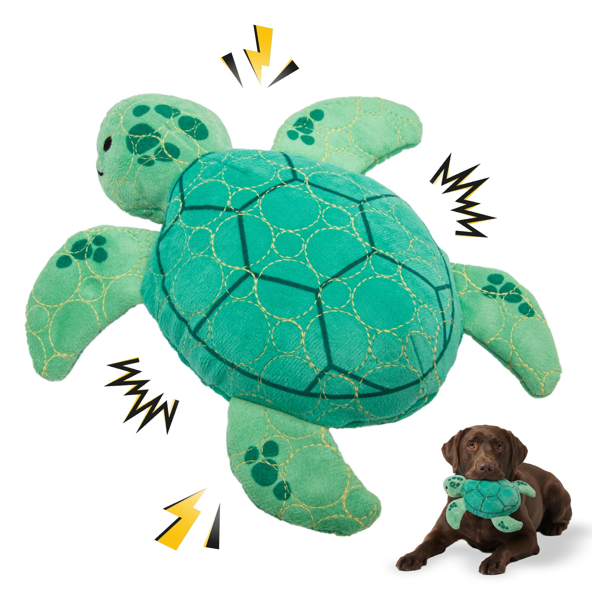 Bite Force Dog Toys for Aggressive Chewers – Built by Kevlar, Fun Animal Super Chewer Dog Toys, Strong Dog Toys for Large Dogs, Heavy Duty Dog Toy for Medium Dogs, Durable Cute Dog Toys for Small Dogs