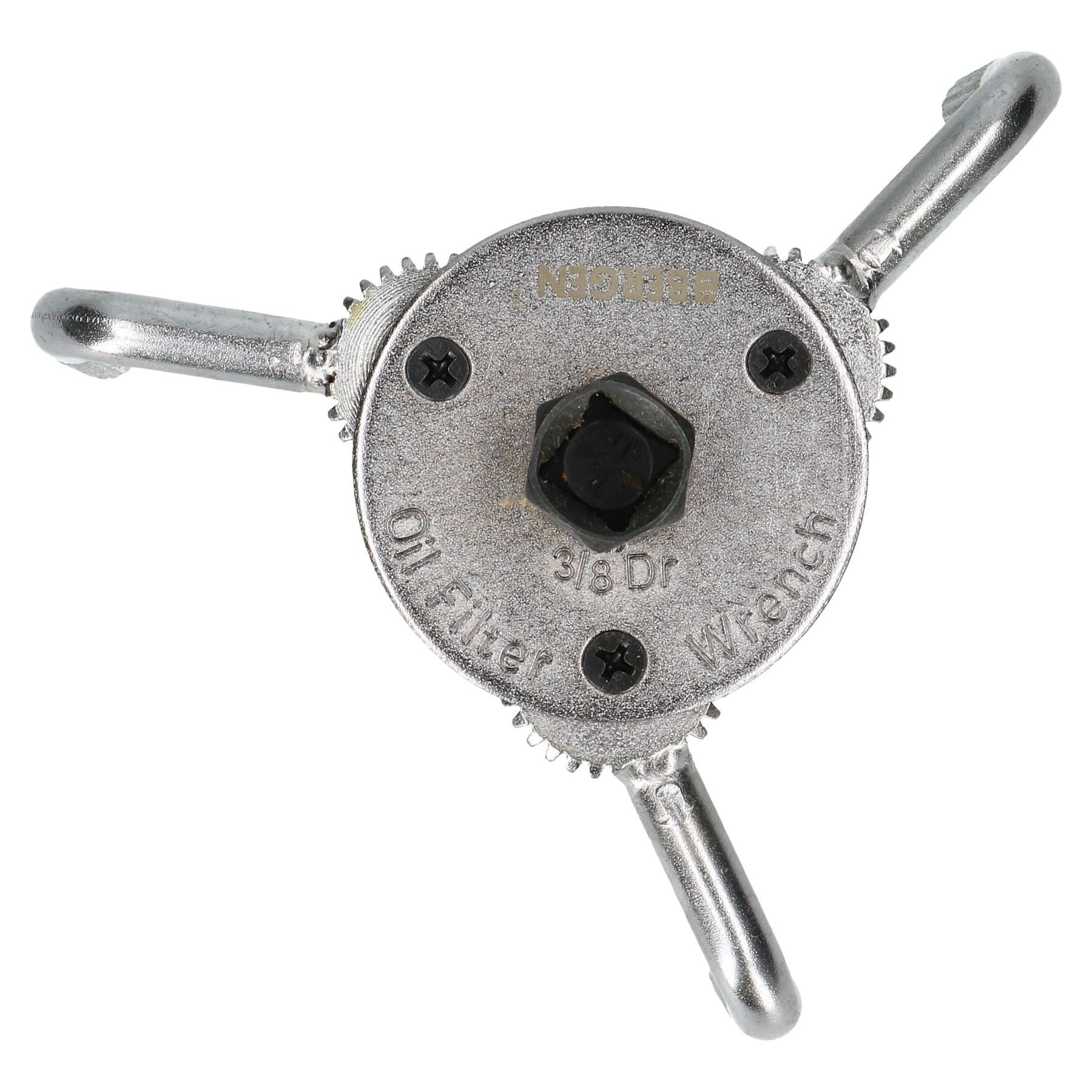 AB Tools Adjustable Oil Filter Wrench Remover Tool 3 Legged 3/8