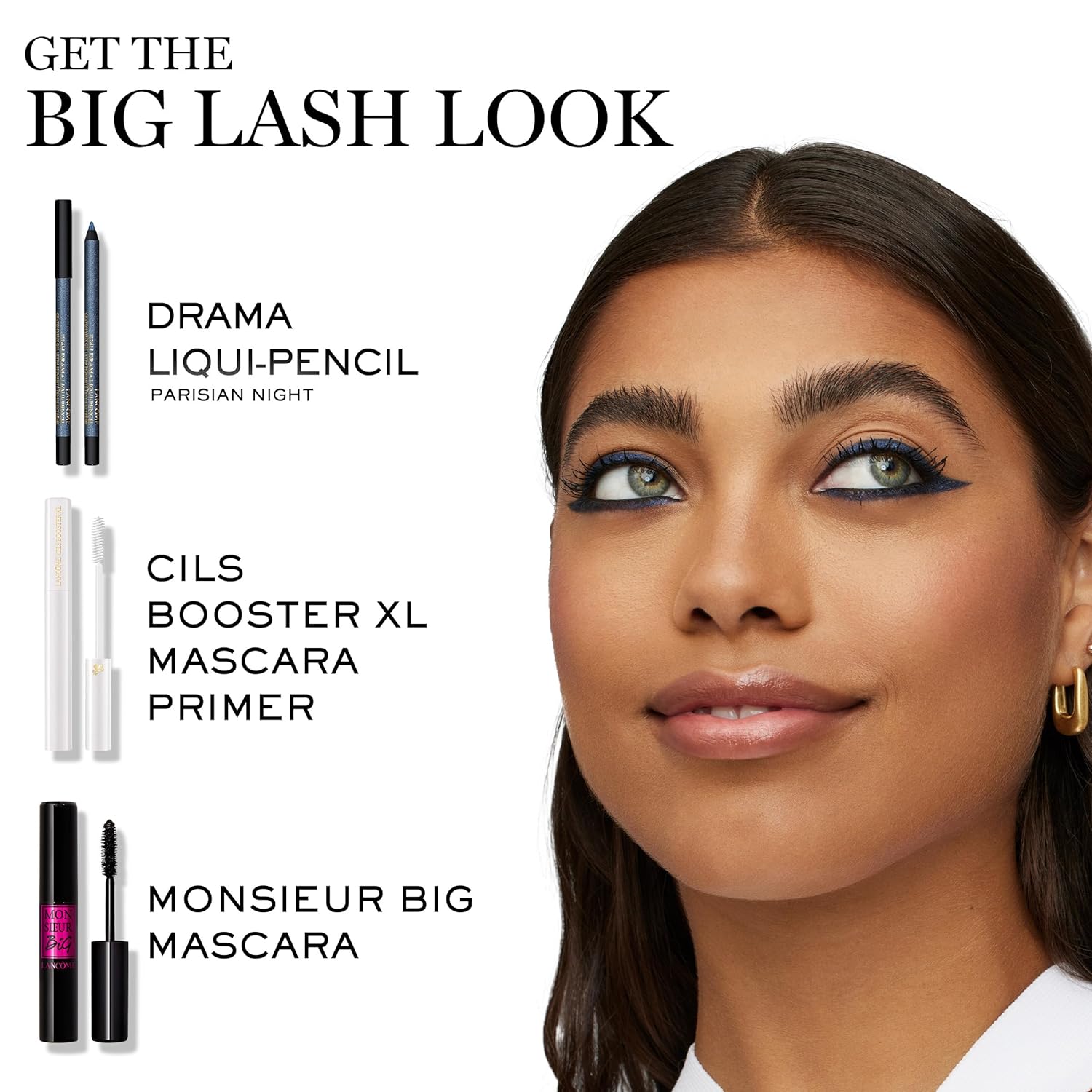 Lancôme Monsieur Big Volumizing Mascara for up to 12x More Volume & 24H Wear - False Lash Effect - Black