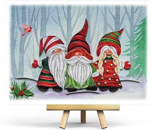 Miniatura 10 de TUMYBee Tarjeta de Navidad con diseño de muñeco de nieve, 5 x 7 pulgadas, hecha a mano, temática de muñeco de nieve