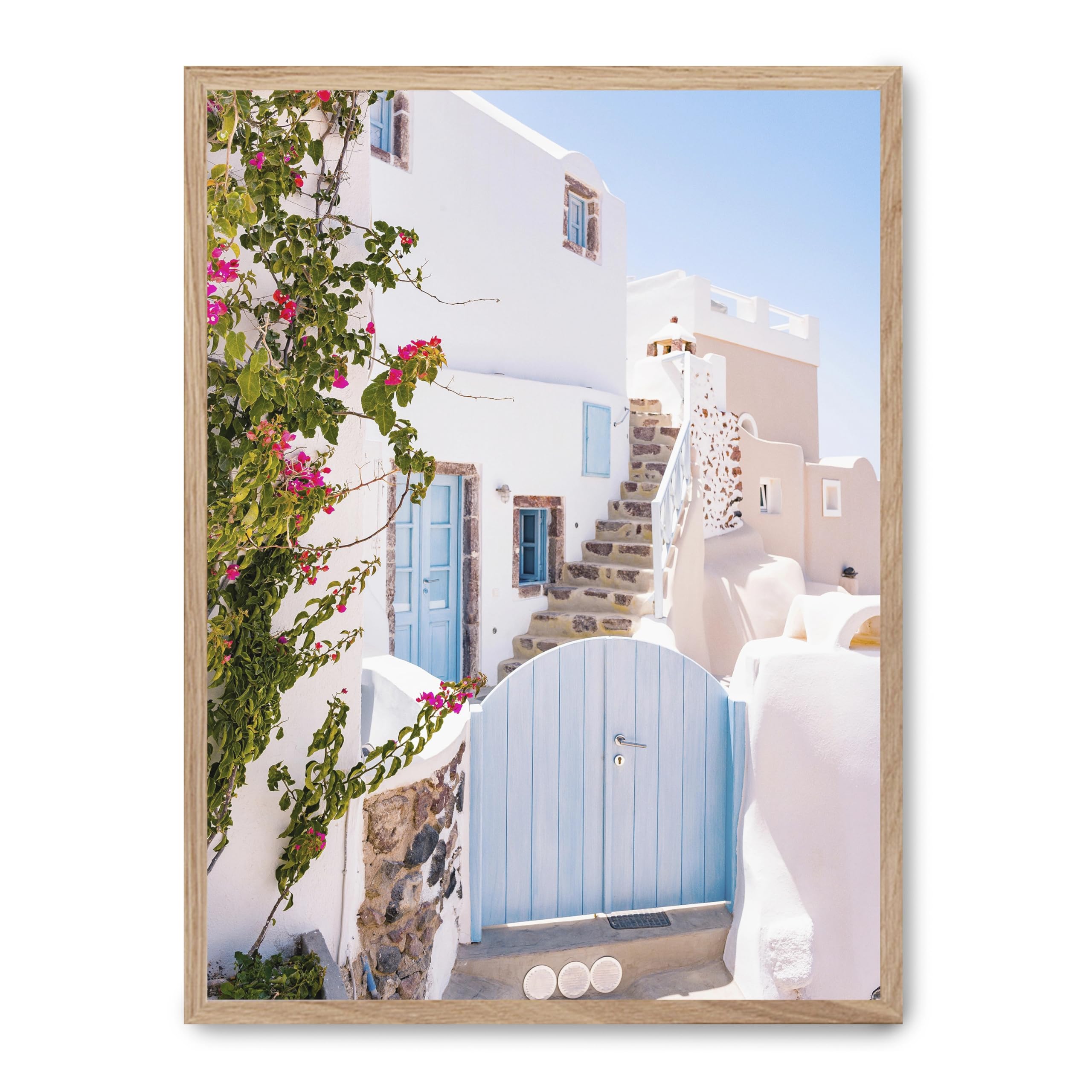 Cuadro Santorini vibes FASE5 décoration murale mer méditerranée grand format