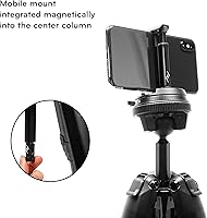 Vista 8 de Peak Design Trípode de viaje, aluminio, diseño compacto, configuración rápida y desmontaje, estabilidad profesional, cabeza de bola ergonómica