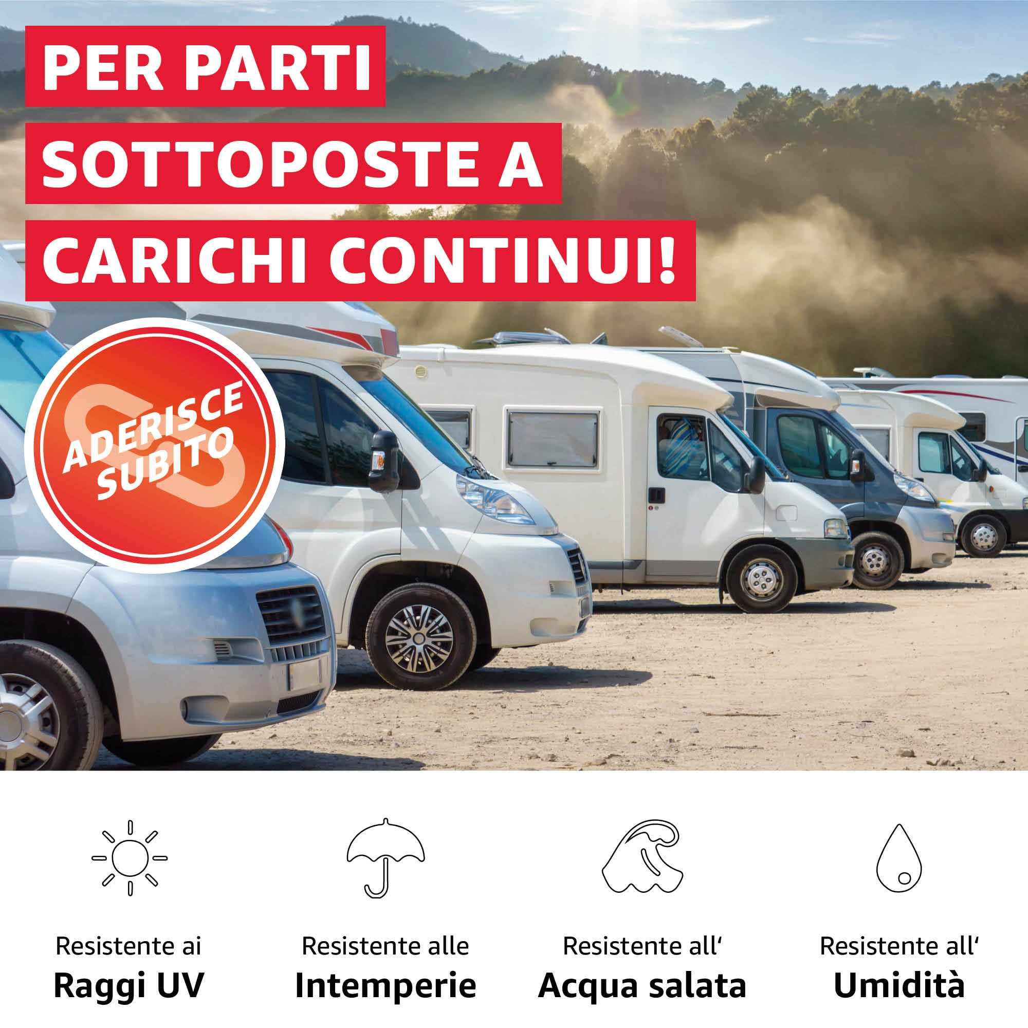 EVERGLUE Caravan Glue 1K MS Polymer adesivo extra forte UV resistente 440 g cartuccia