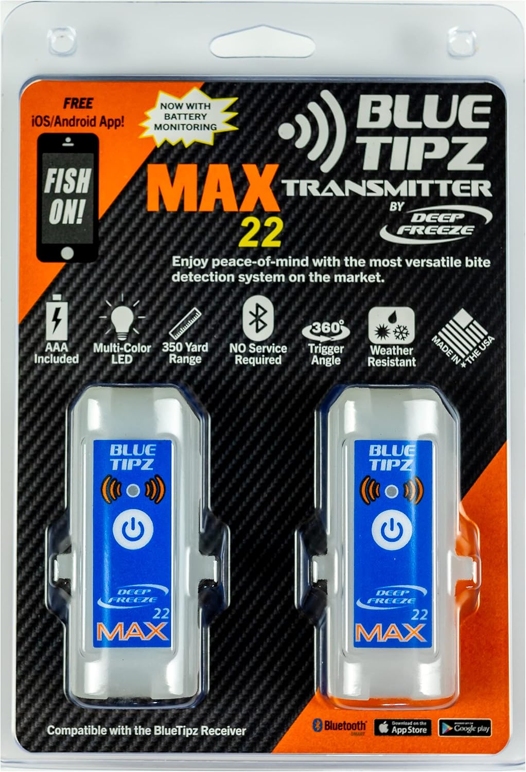 Deep Freeze BlueTipz Transmitter (2 Pack)-MAX 22 : Sports & Outdoors