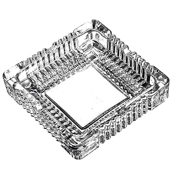 Amlong Crystal Large Classic Square Ashtray 6