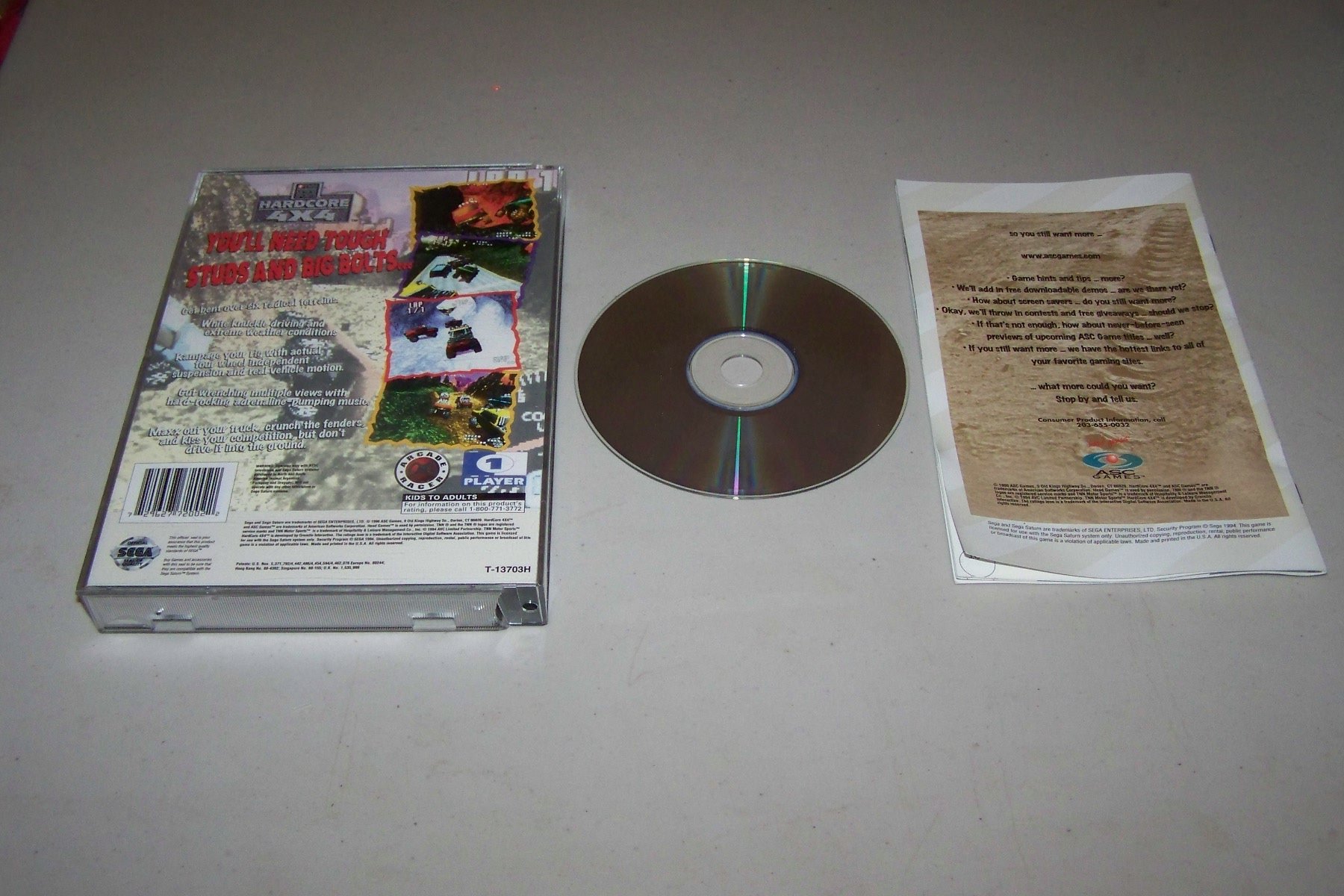 Amazon.com: TNN Hardcore 4 x 4 - Sega Saturn : Video Games