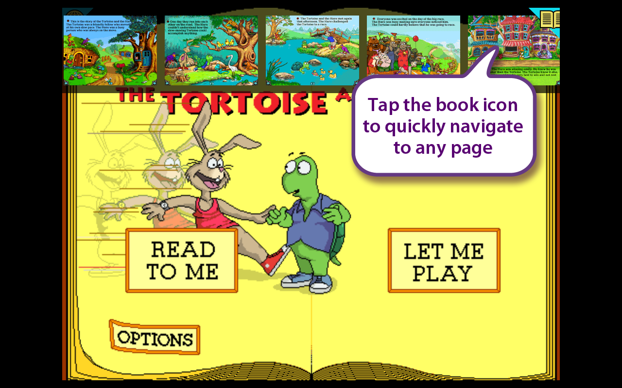 Aplicación UK-Tortoise and the Hare - interactive storybook in British ...