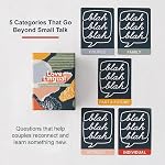 FLUYTCO Love Lingual Jeu de cartes couple – 150 Conversation Cartes de départ pour la nuit de la date, l'établissement de relations & Des discours significatifs
