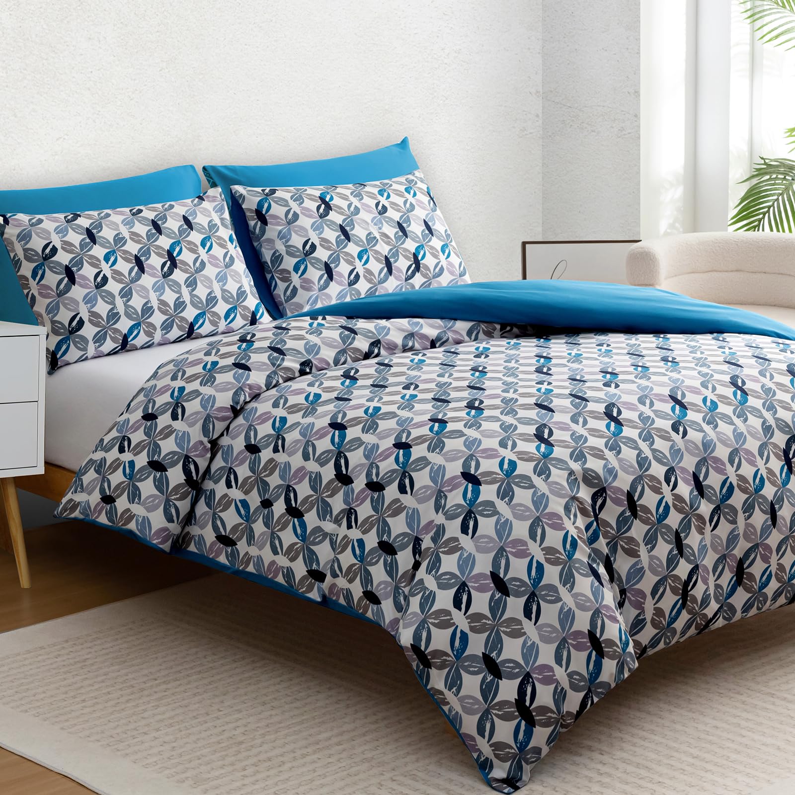 Double Duvet Set Premium Brushed Microfiber Duvet Cover Double Ultrasoft Hypoallergenic Duvet Double Cover Set Non Iron Luxury Bedding Sets With Zipper Closure