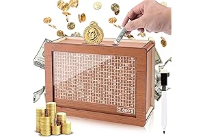 Wooden Countdown Money-Saving Bank