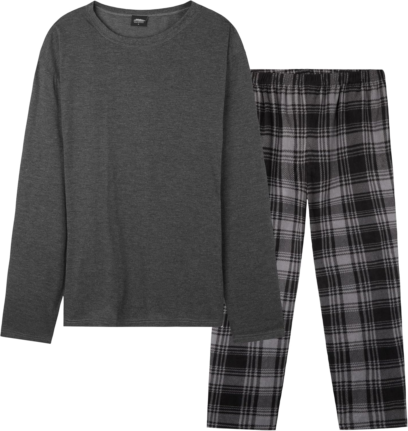 Get Trend Pyjama Homme Ado M-3XL, Ensemble Homme Hiver Avec