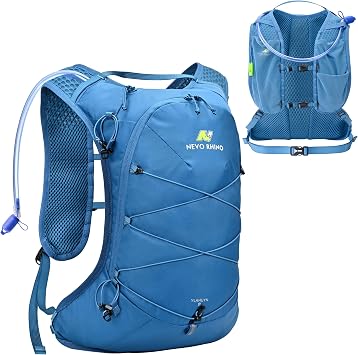 N NEVO RHINO Hydration Backpack with 70 oz/ 2L Bladder, Hiking Water Pack