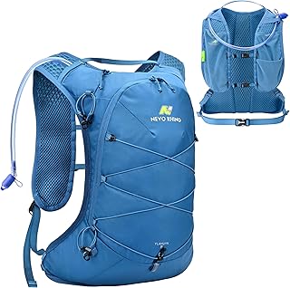 N NEVO RHINO Hydration Backpack with 70 oz/ 2L Bladder, Hiking Water Pack | Lightweight Water Backpack BPA-free, Running Hydration Pack for Cycling Rave Mountain Trail