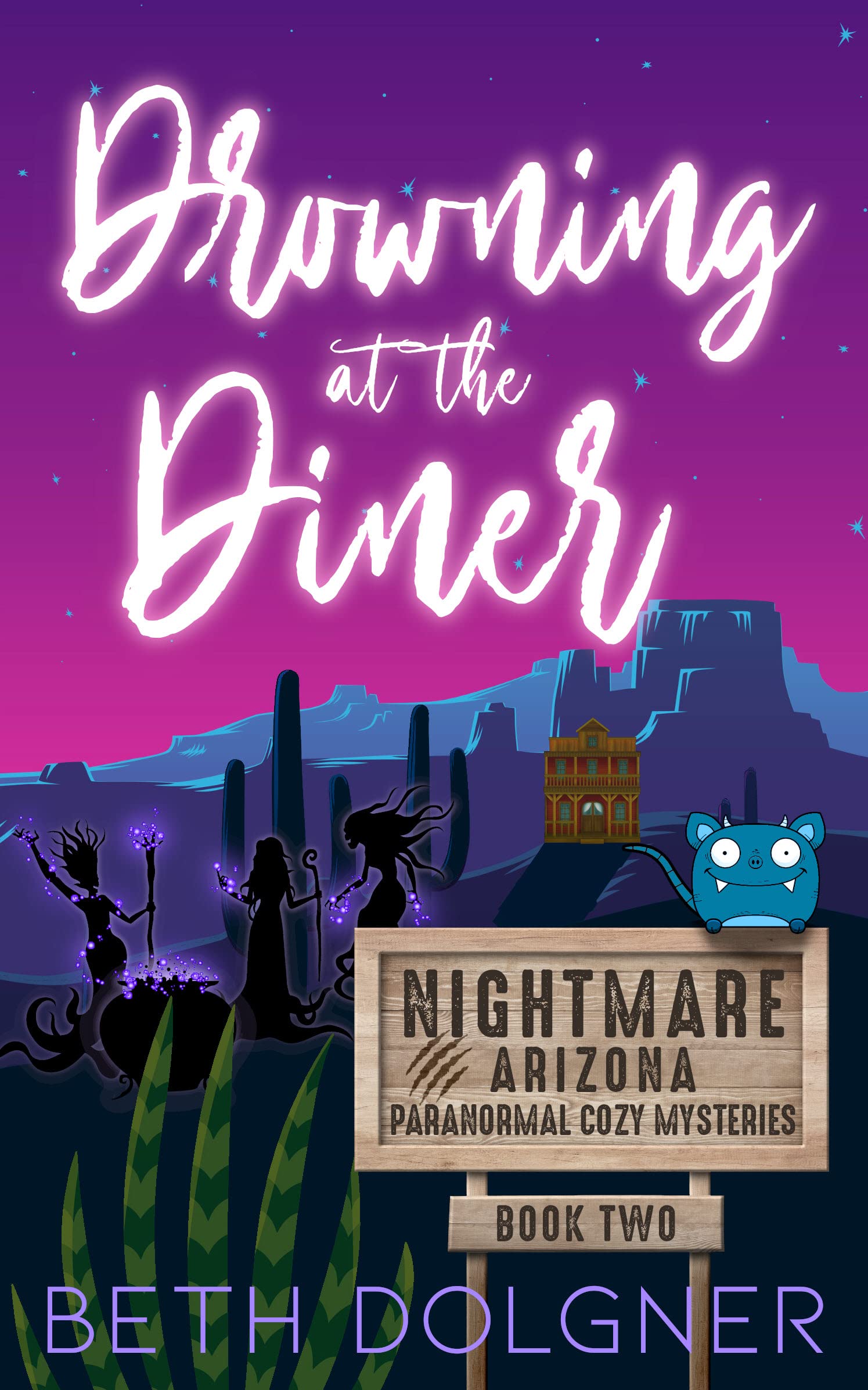 Drowning at the Diner (Nightmare, Arizona Paranormal Cozy Mysteries Book 2)