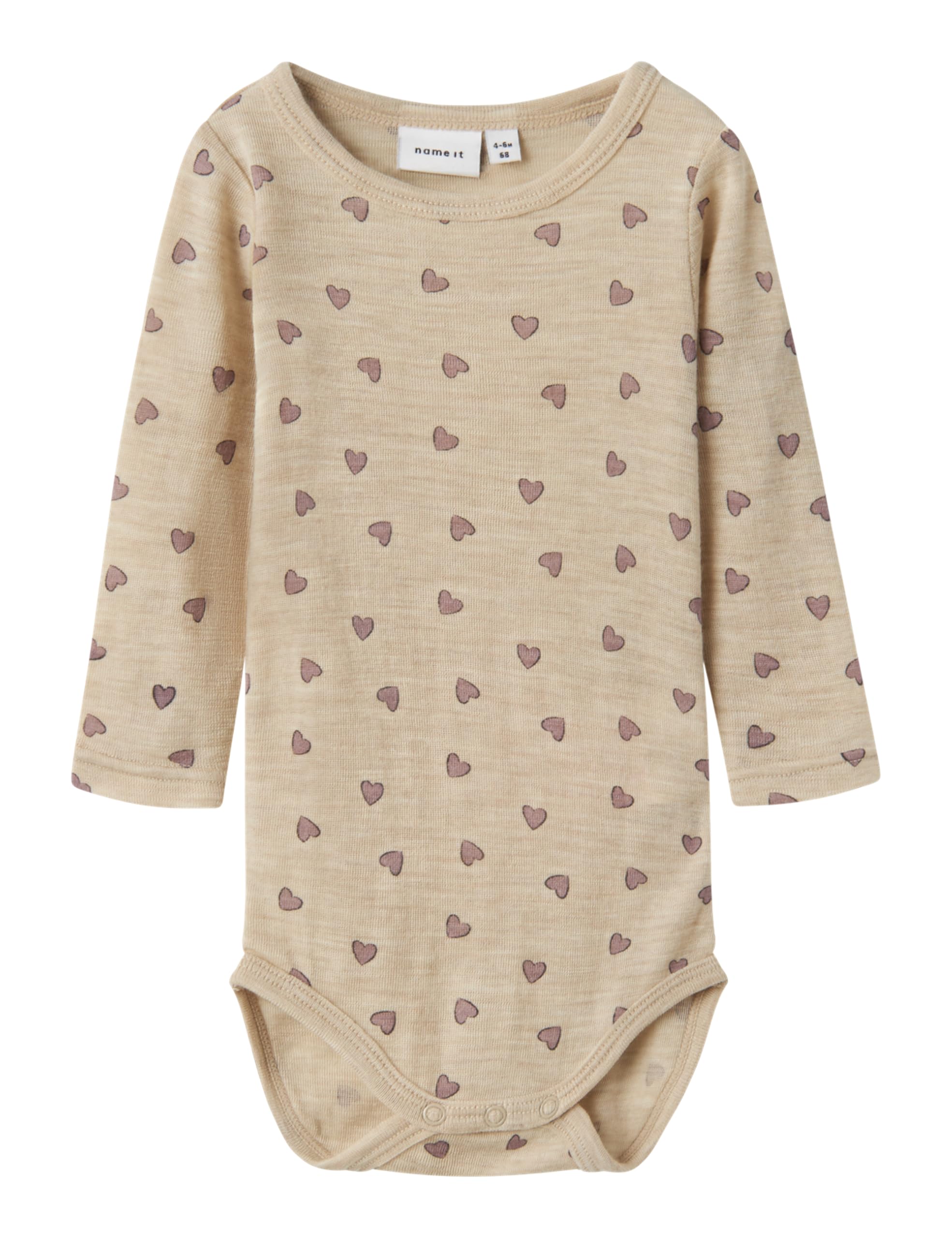 Body Manches Longues Col Rond Pour Fille - Marque NAME IT - Laine Douce - 2