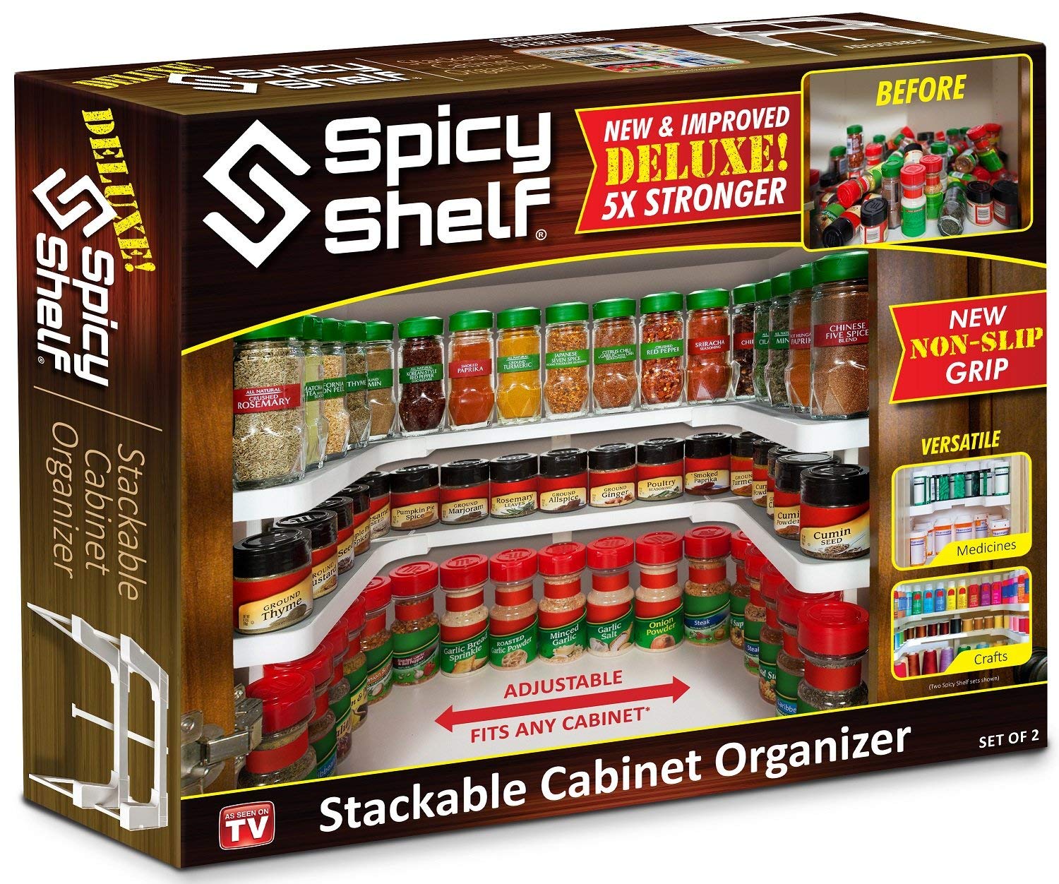 Spicy Shelf Deluxe - Expandable Spice 