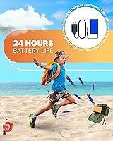 Vista 5 de Skywin Toy Claymore para juegos Cable de viaje y control remoto incluidos para Claymore de plástico compatible con Nerf (verde, paquete de 2)