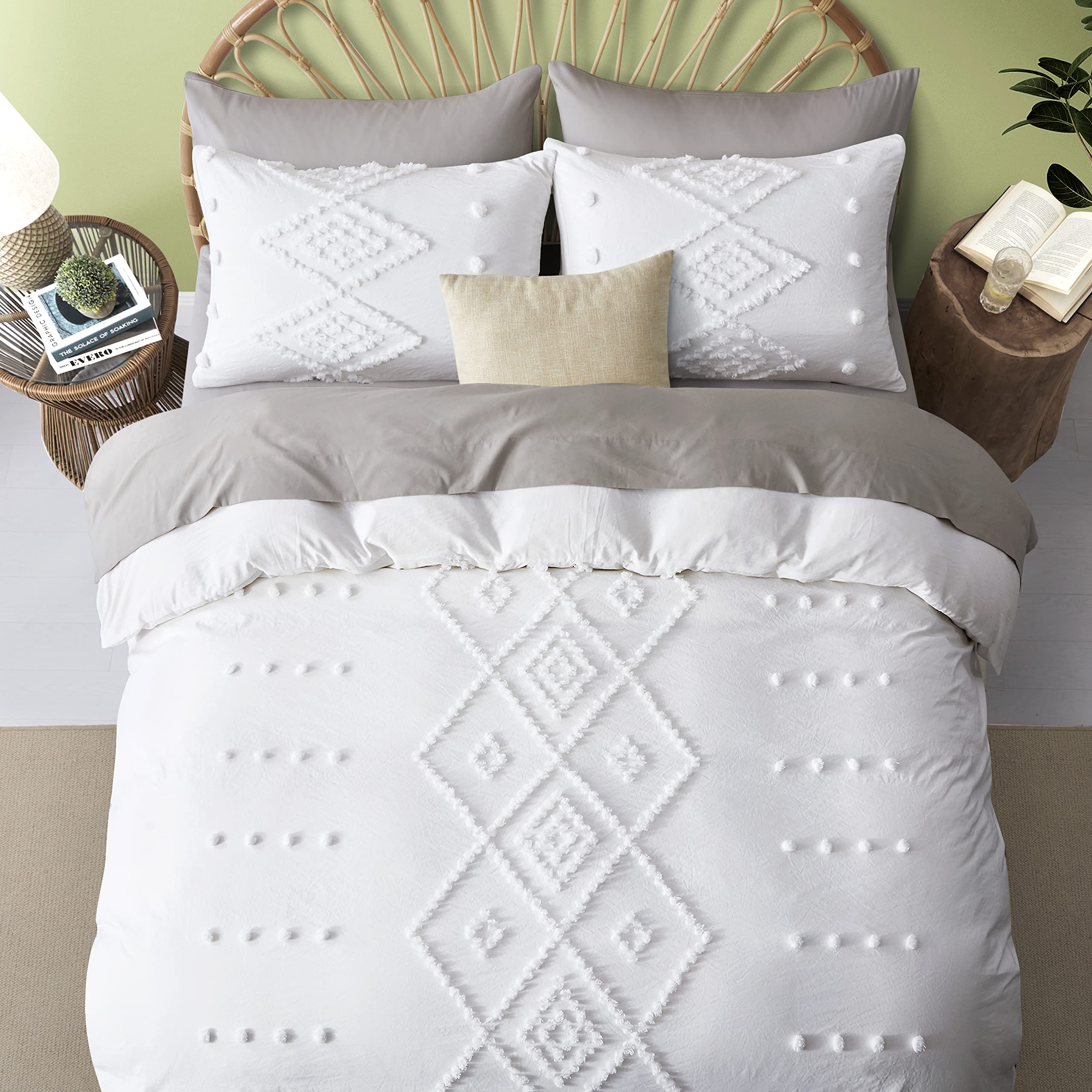 Oli Anderson Tufted Duvet Cover Queen Size - Image 2
