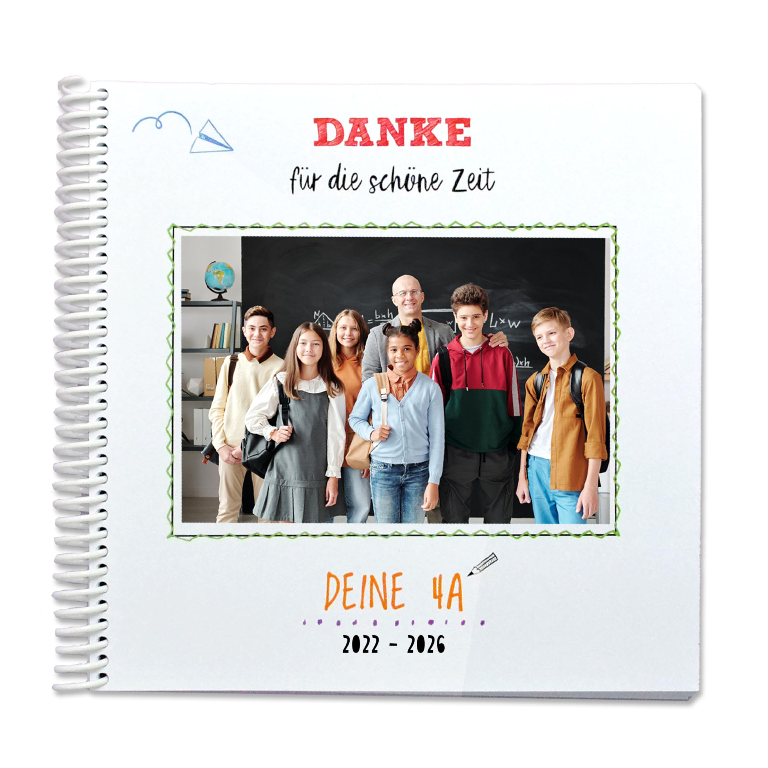 Abschiedsgeschenk Lehrer, Abschiedsbuch Lehrerin Grundschule Volkschule, Erinnerungsbuch zum Abschied Abschluss 4 Klasse, Klassenbuch für Lehrer Abschied, Geschenk Grundschullehrerin, Feenstaub