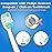 BrightDeal Replacement Toothbrush Heads for Philips Sonicare ProtectiveClean 4100 5100 6100 DailyClean DiamondClean EasyClean PowerUp Plaque Control Gum Health C2 G2 HX6817/01 HX6857/11 White, 4 Pack
