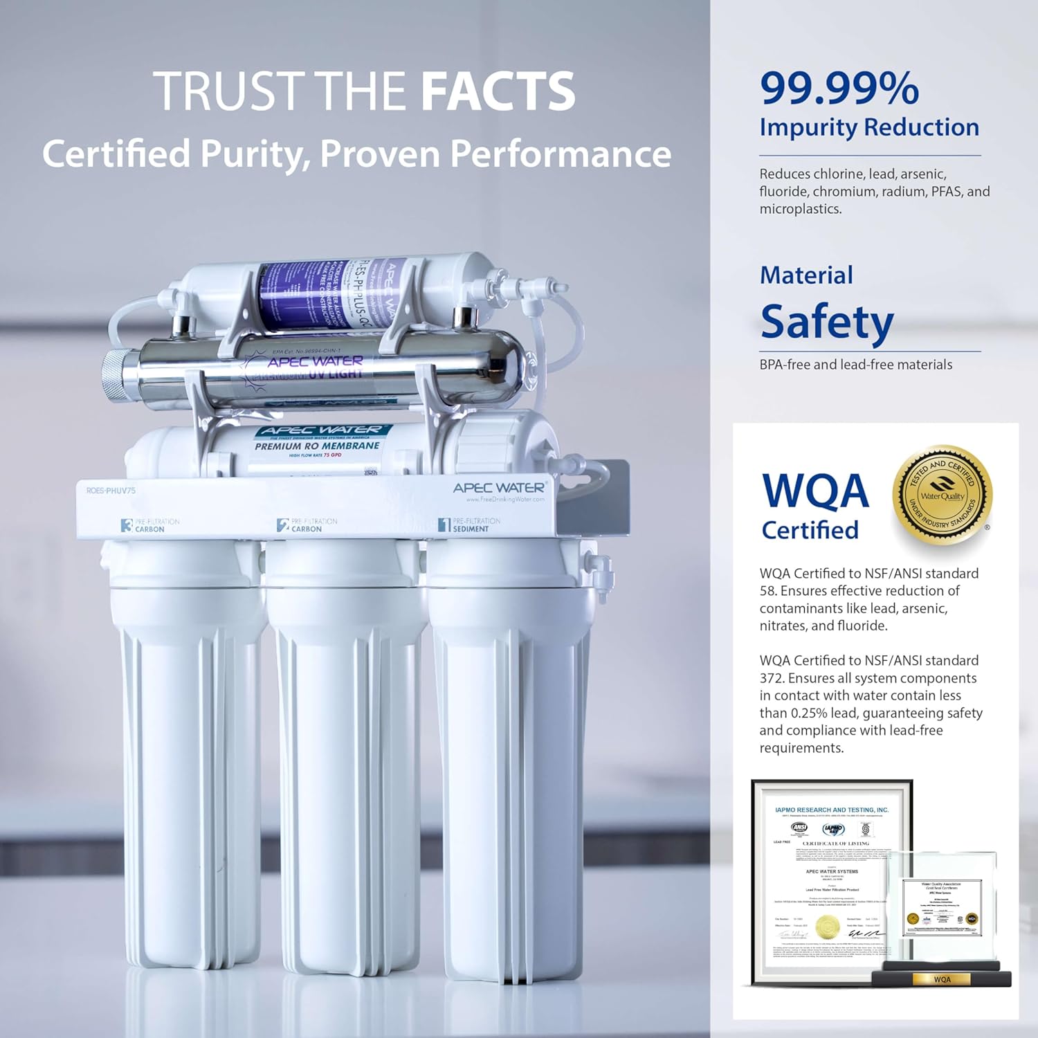 Essence Series 7-Stage Alkaline Mineral UV Reverse Osmosis System