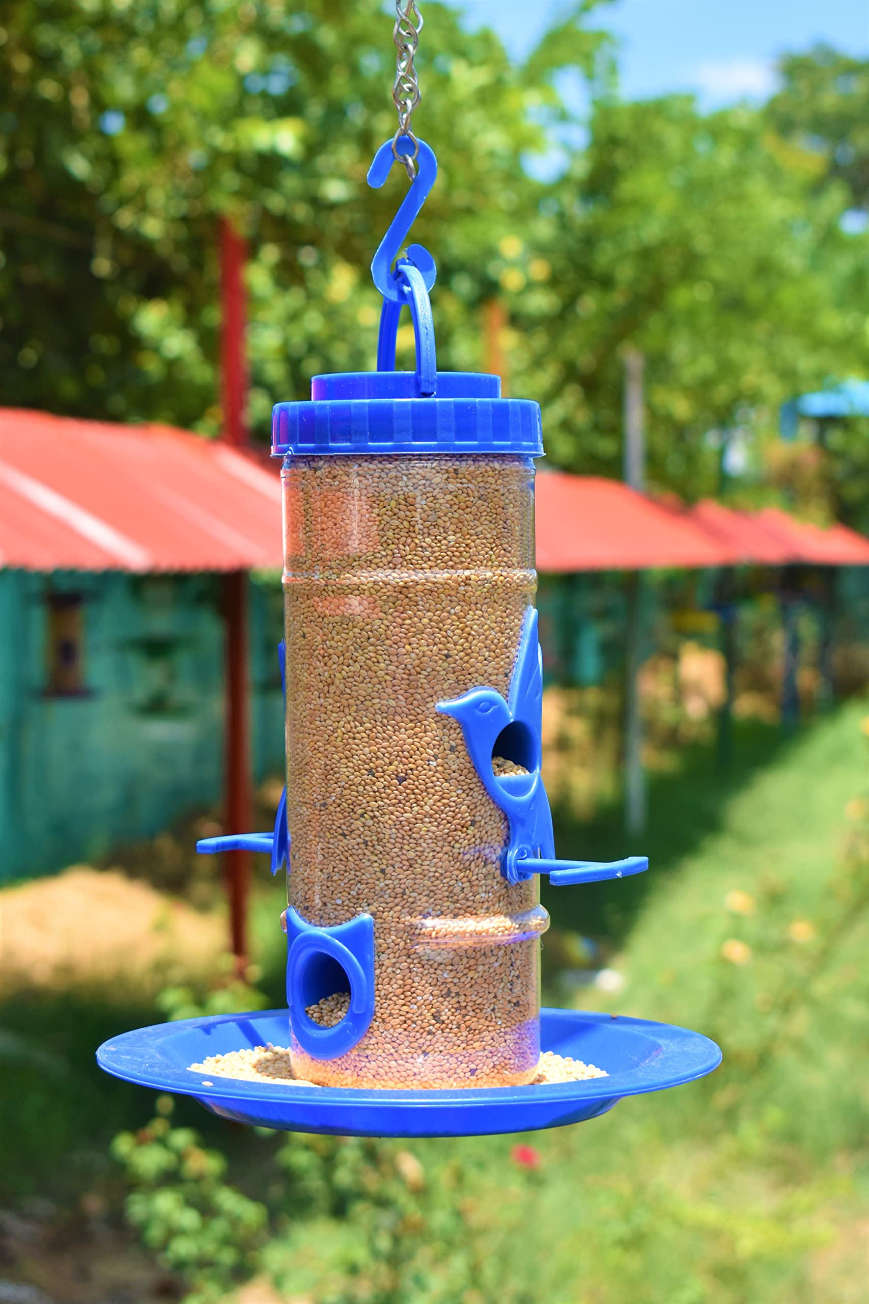 Amijivdaya Medium Bird Feeder with Bird Shape Nozzle Blue (B0C4HJ8T5H) Amazon Price History, Amazon Price Tracker