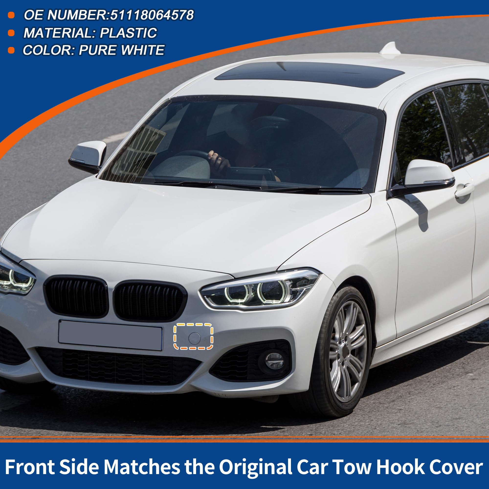 Copertura gancio di traino anteriore per BMW Series 1 F20