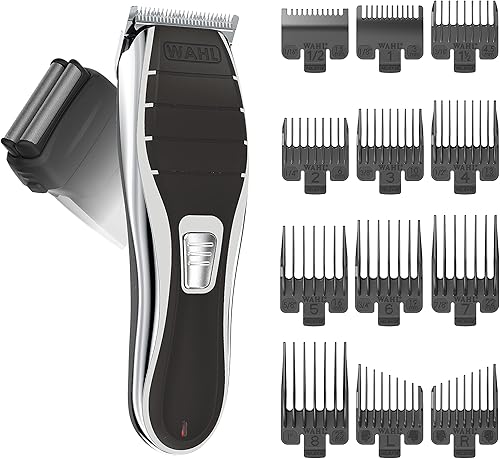 Wahl Clipper 2 en 1 Afeitadora y cortadora de pelo de iones de litio, cable recargable, kit combinado de cortadora de pelo y afeitadora inalámbrica,