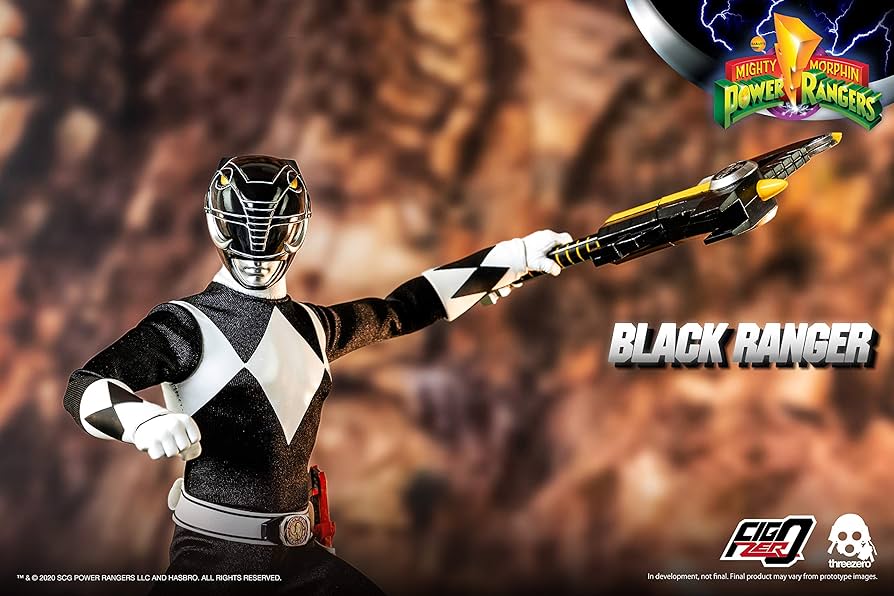 Amazon.co.jp: THREEZERO - Mighty Morphin Power Rangers Black