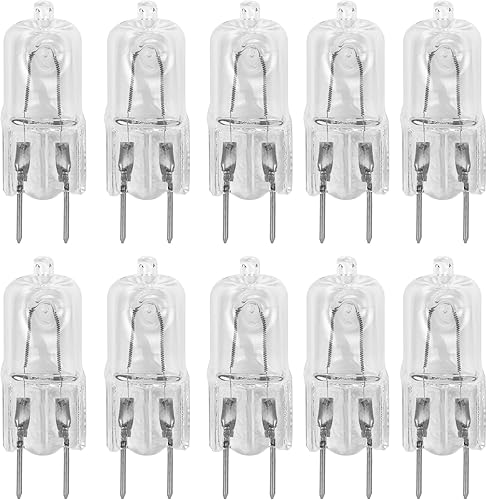 Miniatura 1 de Paquete de 10 G8 35 W 120 V Focos con luces halógenas JCD tipo 110 V 130 V 35 W T4 G8 lámpara debajo de gabinete de 120 voltios, para estufa, horno,