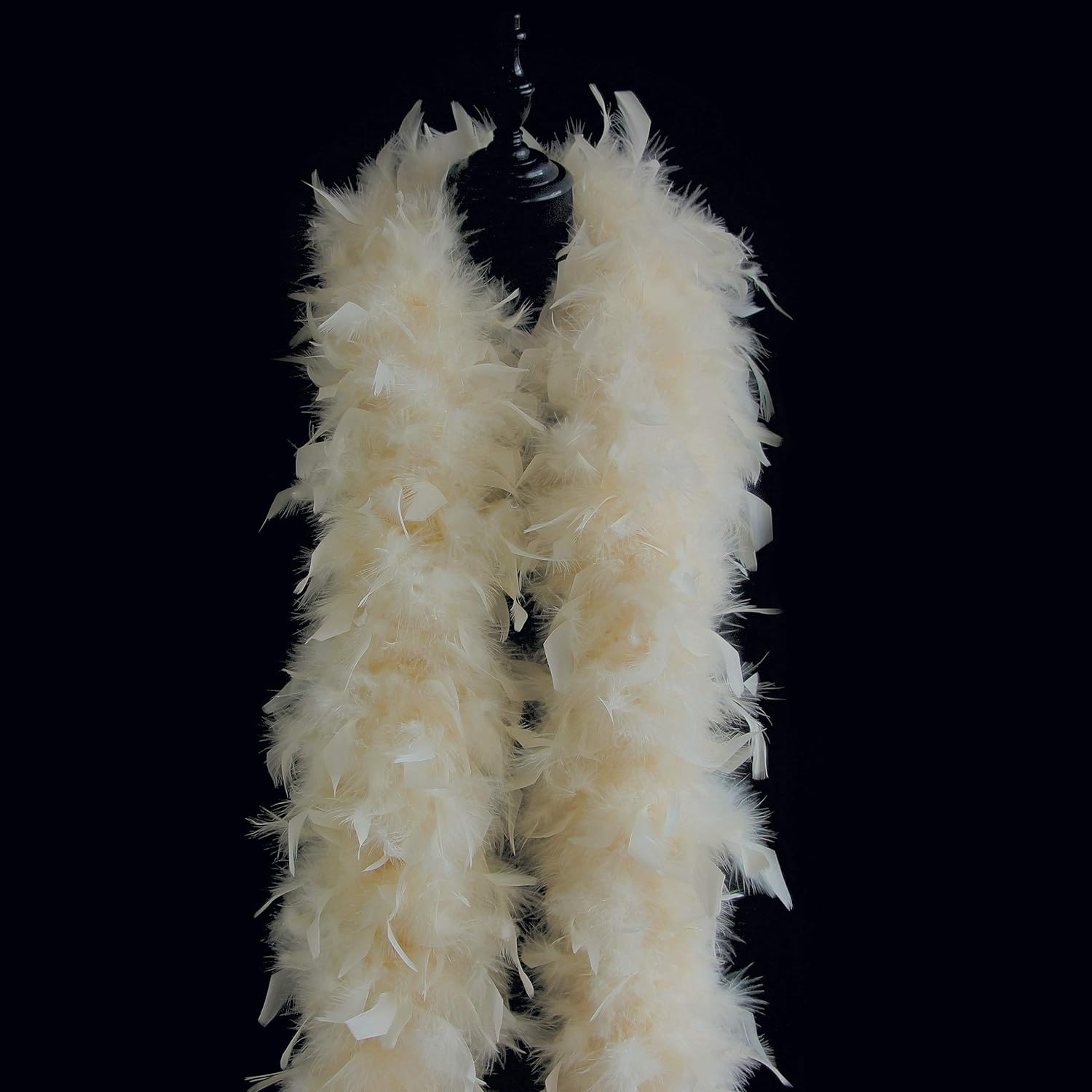 Miniatura 3 de Ws&Wt Boa de plumas Chandelle de pavo de 2 yardas de 3.53oz para mujeres adultas, accesorio de disfraz, recuerdos de fiesta