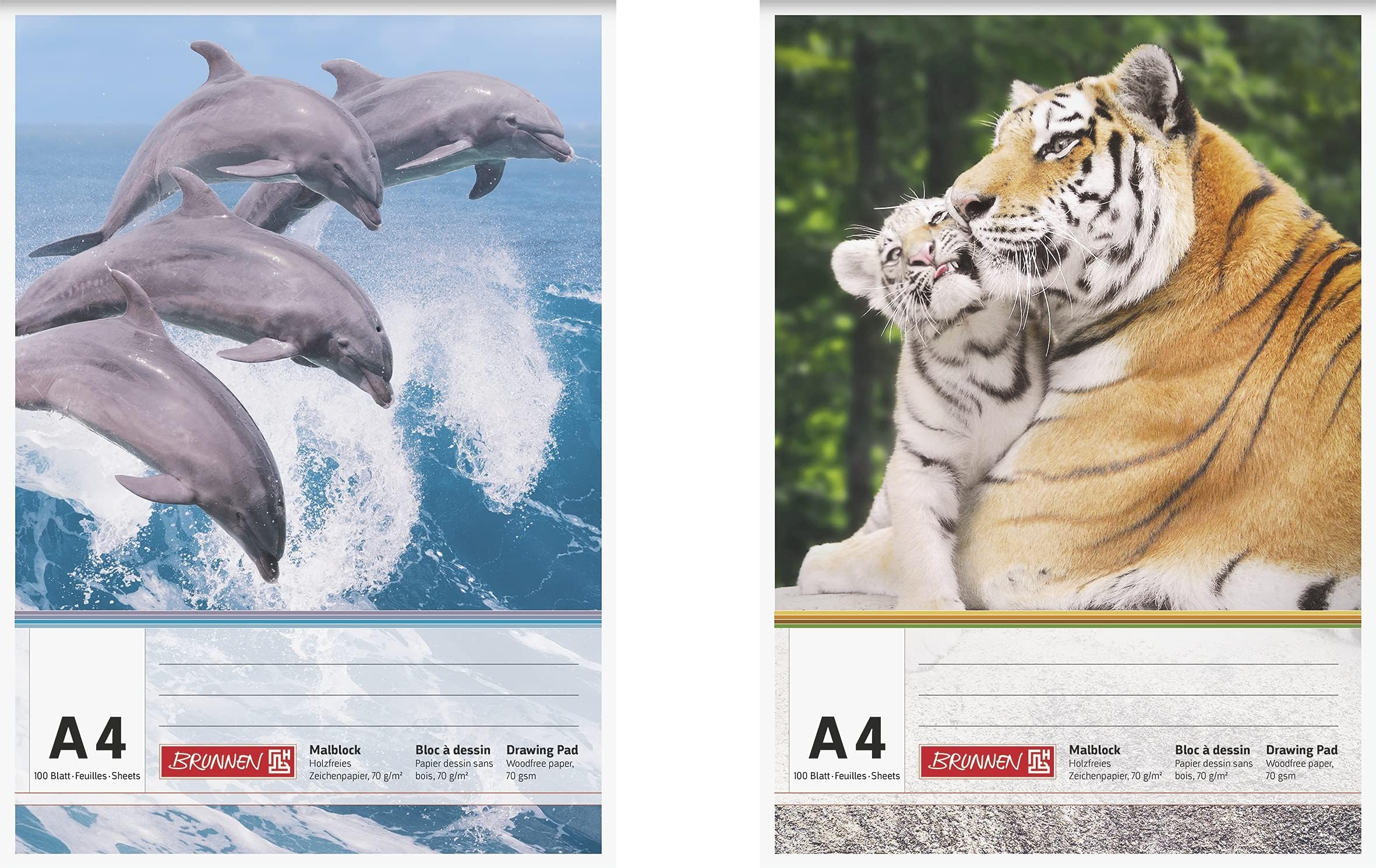 Baier & Schneider Zeichenblock A4 Mit 100 Blättern – 70 G/qm Papier, Blauer Engel Zertifiziert, Perfekt Für Schule & Hobby