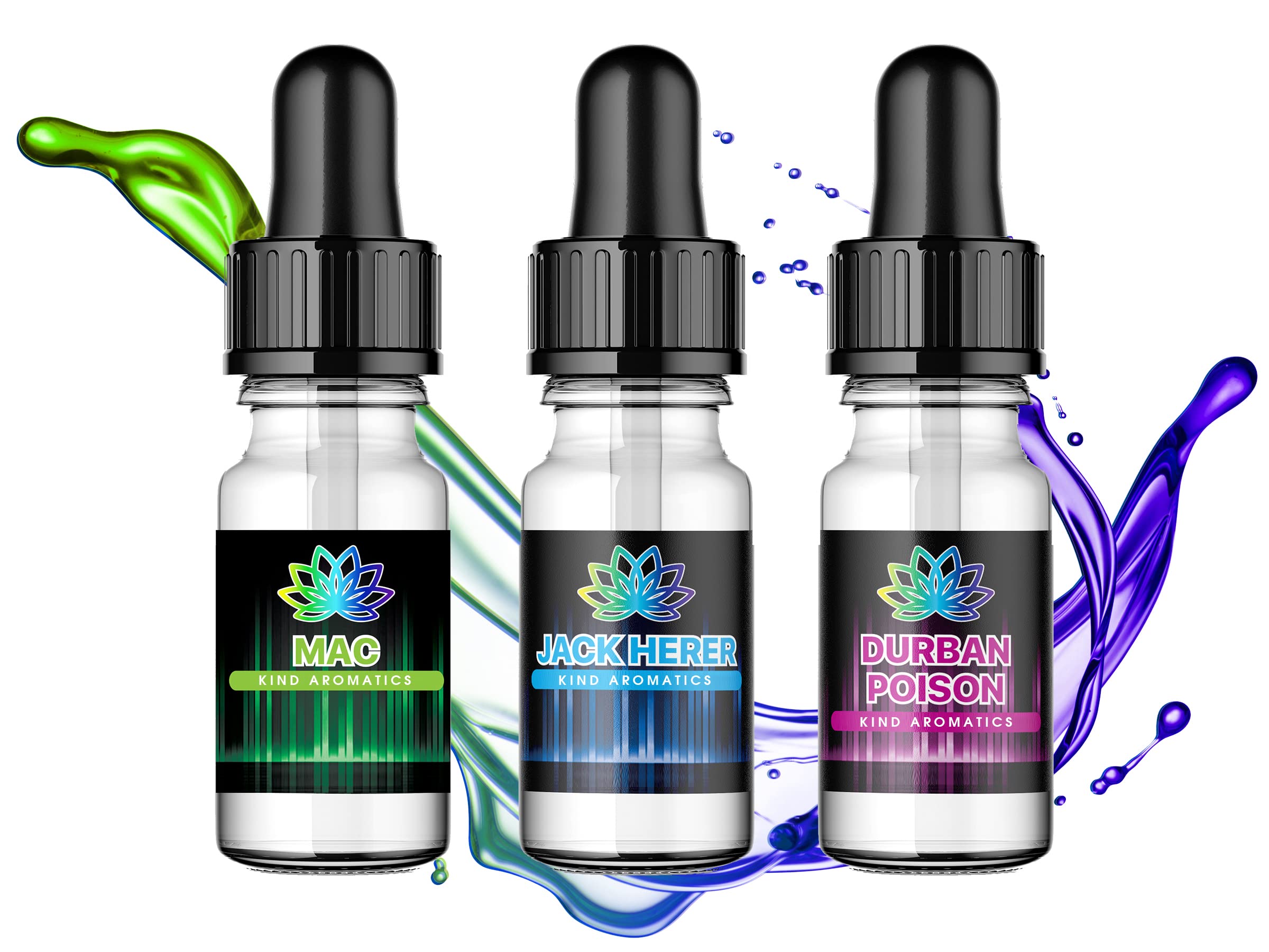 GenericKind Essentials - All Natural Flavoring - Daytime Collection (3 x 1ml) - Kosher - Food Grade Terp-Infused