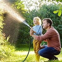 Vista 8 de FANHAO Boquilla de manguera de jardín mejorada, boquilla de agua de mano de metal 100% resistente, alta presión en 4 modos de pulverización