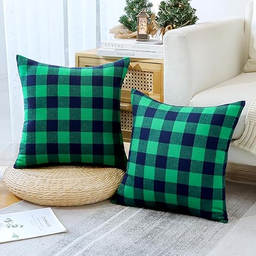 Miniatura 4 de Ohok Fundas de almohada decorativas para decoración del hogar, sofá, cama, dormitorio, sala de estar (12 x 20 pulgadas, paquete de 2 unidades,