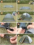 Tentes pour le Camping 2 Tente de camping-car pour personne 3 Saison Imperméable Tente légère étanche pour le camping Randonnée