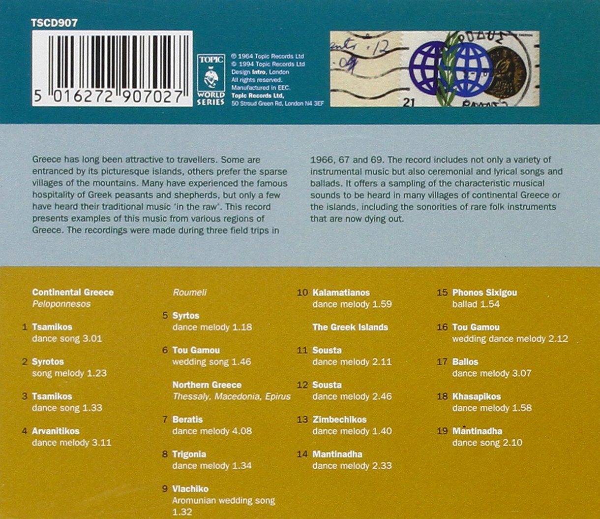 Folk Music Of Greece