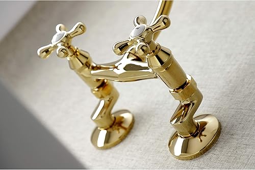 Miniatura 4 de Kingston Brass KS214PB Kingston Grifo de cocina, 6-58"