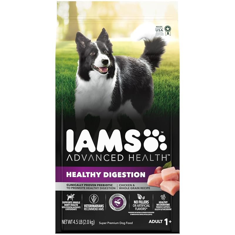 Ração seca para cães adultos com frango IAMS Advanced Health Healthy Digestion 2,04 kg