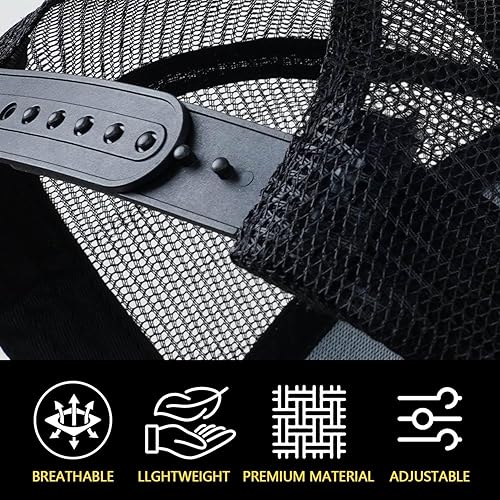 Miniatura 6 de Regalos de pesca para hombres - Sombreros Snapback y Trucker - Sombrero de pesca al aire libre con bandera estadounidense