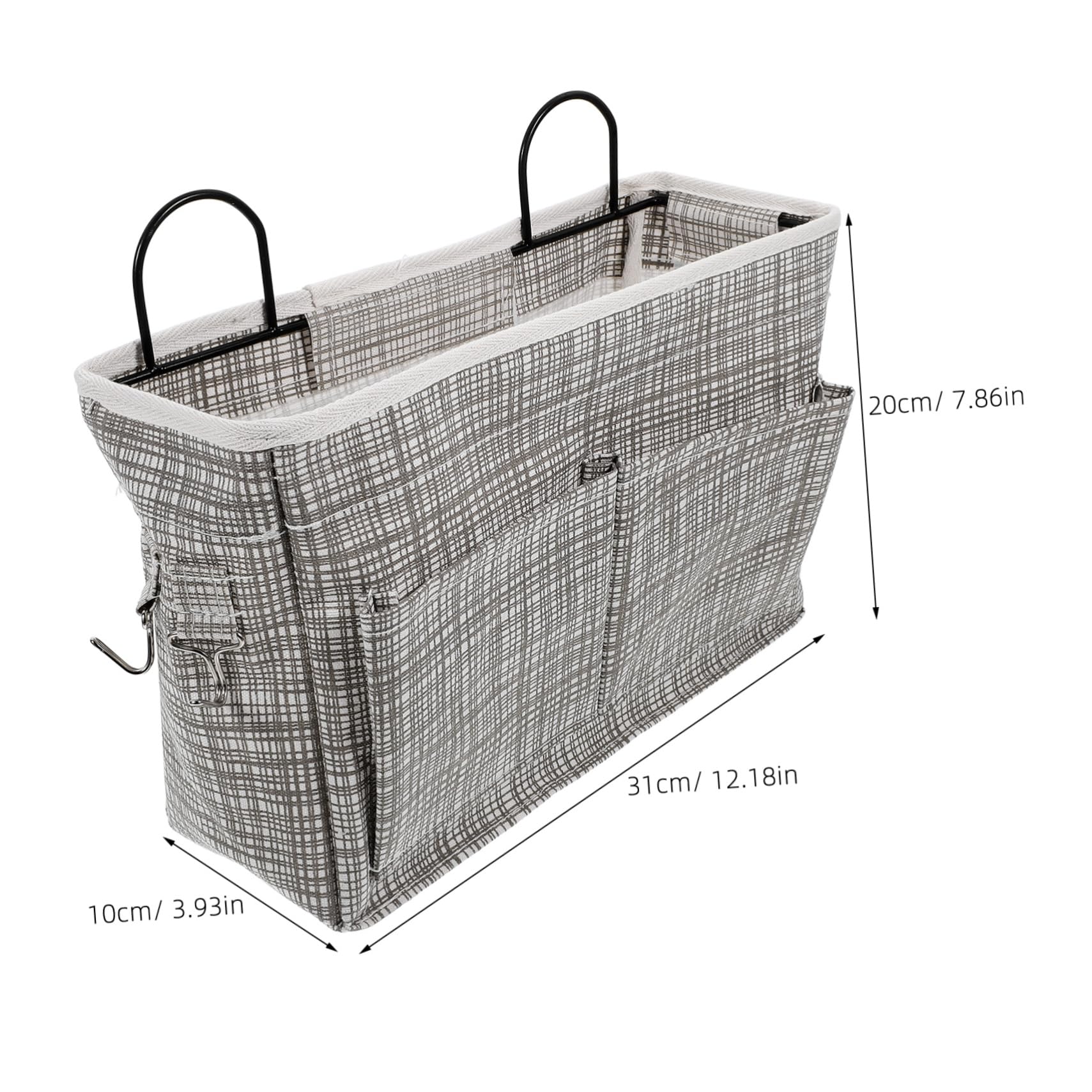 Alipis Bedside Storage Bag Multipurpose Hanging Pouch for Dormitory and Bedroom Use