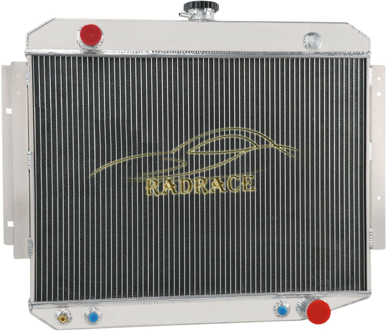 3 Row Radiator for 1976 1977 1978 Dodge D100 D150 D200 W100 W150 W200 W300 D300 B100 B200 B300 Ramcharger Panel Truck Radiador 76 77 78 Downflow Radiators 5.2L 5.9L V8 Radiadors AT