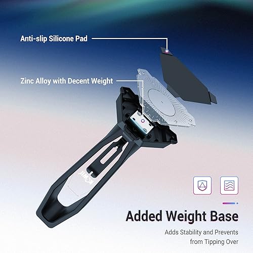 Miniatura 5 de Soporte para auriculares de PC Gaming Soporte para auriculares con mouse Bungee Soporte de auriculares de escritorio Accesorios para juegos (2 en 1,