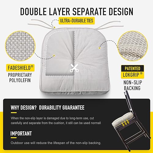 Miniatura 6 de SUNROX LokGrip - Cojines de espuma viscoelástica de gel antideslizante para aliviar el dolor de coxis, resistentes a las manchas, cojín de asiento