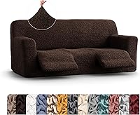 Vista 28 de PAULATO BY GA.I.CO. Funda para sillón reclinable, funda para silla reclinable, funda de tela de poliéster suave, protector de muebles elástico