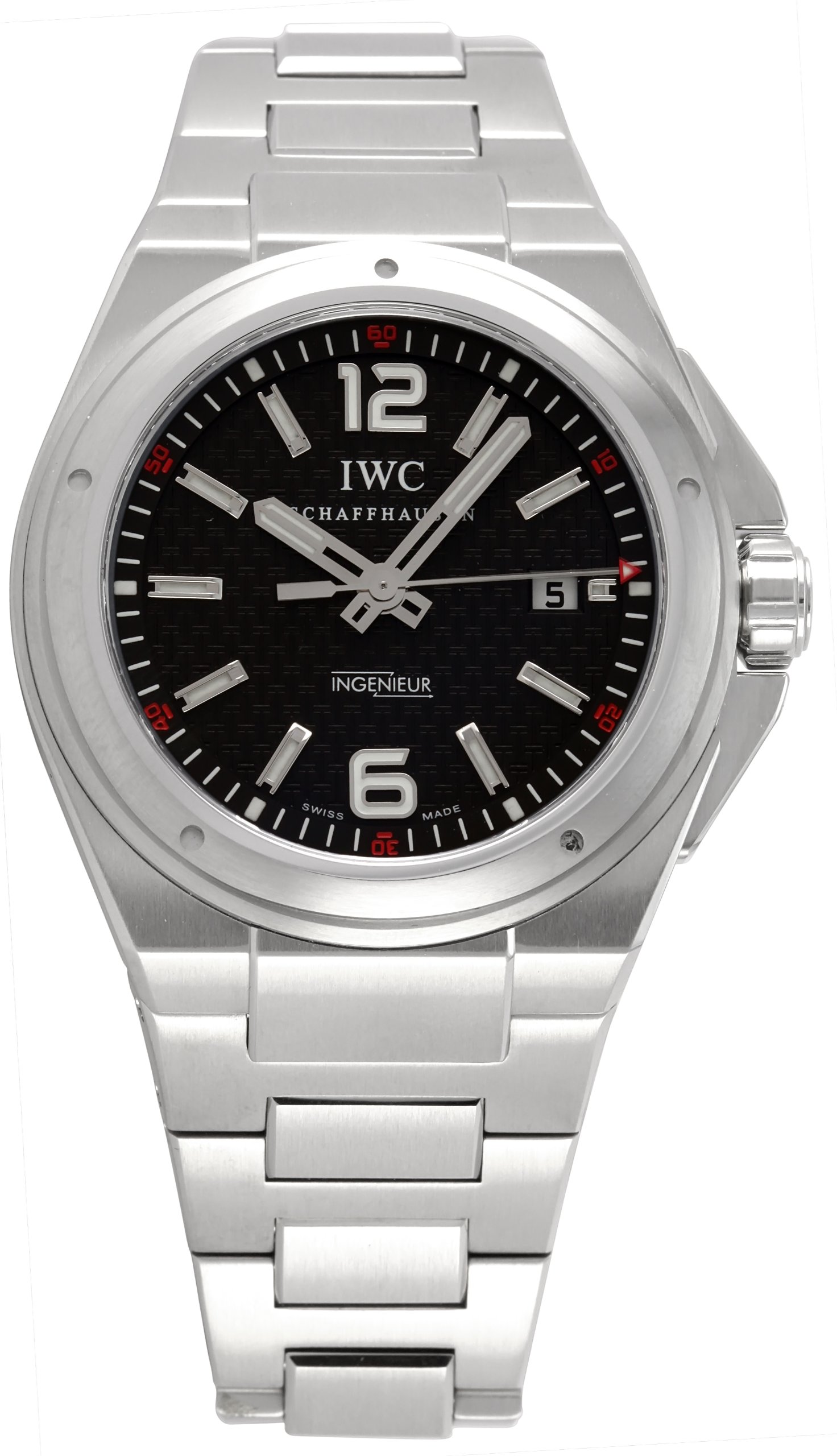 IWC Men's IW323604 Ingenieur Black Dial Watch