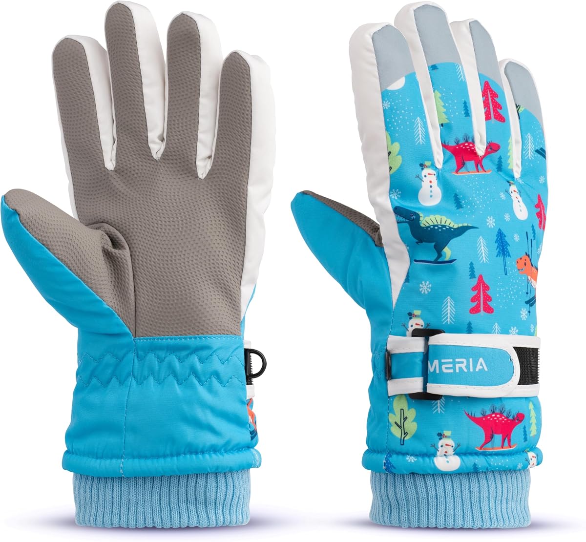 Guantes de nieve para niños Explorer (clasificados para 10 °F) | Guantes de invierno impermeables con doble aislamiento para niños y niñas | Guantes de esquí térmicos resistentes para edades de 8 a 10 años y de 10 a 12 años