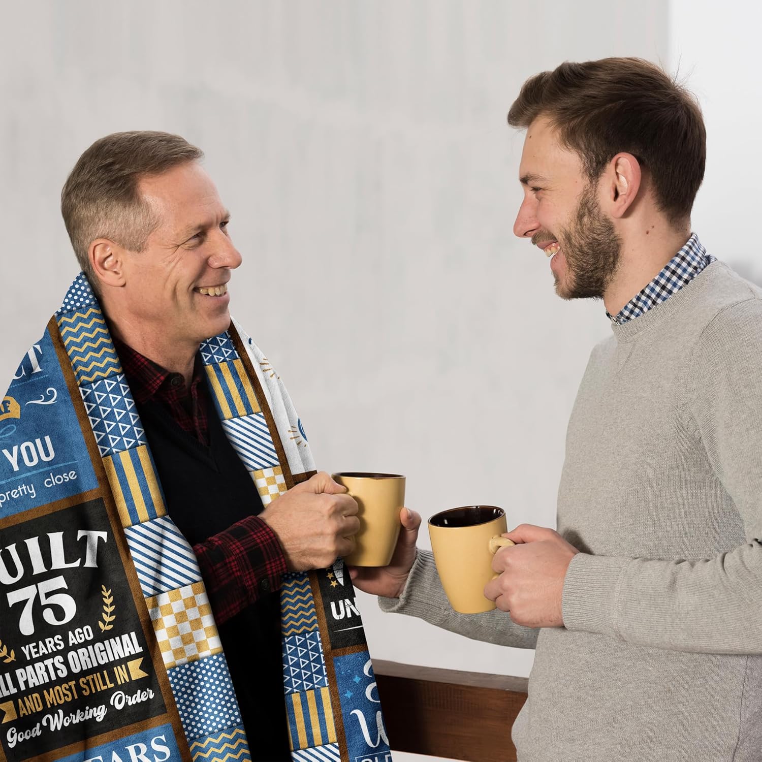 75th Birthday Gifts for Men - Gifts for 75 Year Old Man - 75 Year Old Gift for Men - 75th/1951 Birthday Gift Ideas for Man Blanket 60" x 50" - Image 3