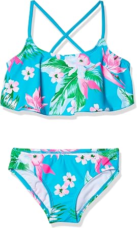 Kanu Surf Girls Alania Flounce Bikini Beach Sport 2 Piece Swimsuit