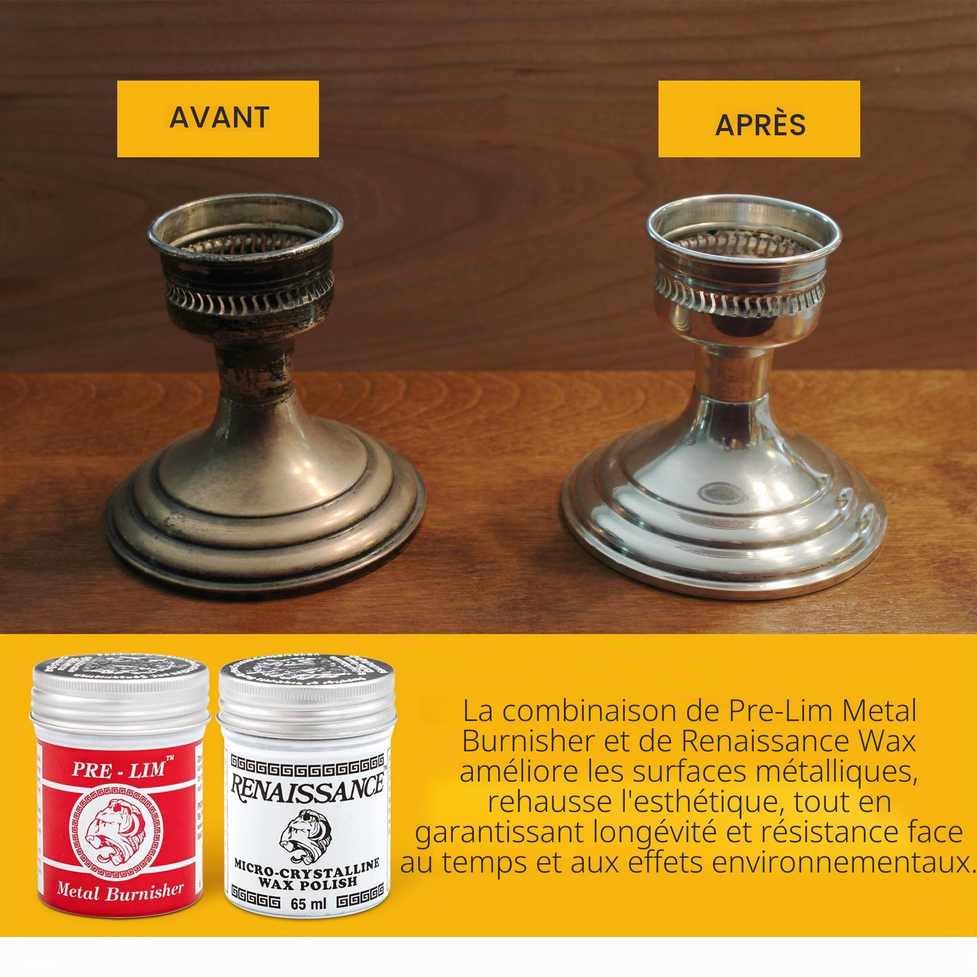 Renaissance Wax & Pre-lim Cleaner 65 ml canettes